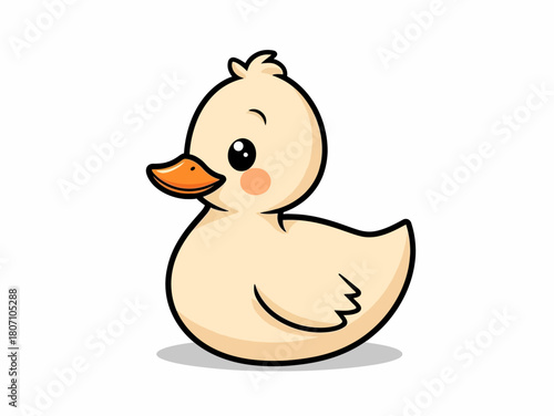 Cute Duck Cartoon Design Very Cool