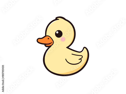 Cute Duck Cartoon Design Very Cool
