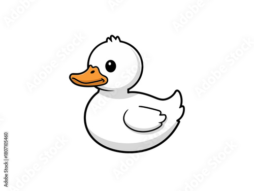 Cute Duck Cartoon Design Very Cool