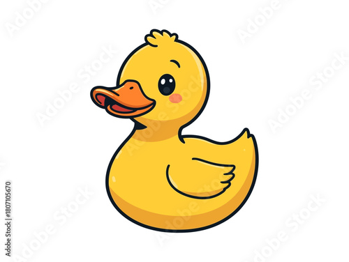 Cute Duck Cartoon Design Very Cool