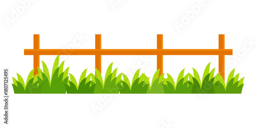 green grass illustration, sustainable grass nature, grass design in flat style