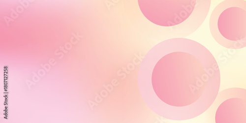 abstract background.modern.minimalist.pink and yellow gradations.circle effect.memphis.trendy .eps 10