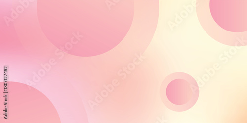 abstract background.modern.minimalist.pink and yellow gradations.circle effect.memphis.trendy .eps 10