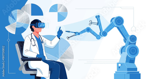 Future of surgical medicine robotic precision through augmented reality and vr technology