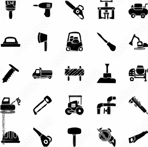 Construction Tools & Site Ico...