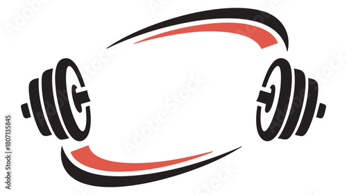 Weightlifting gym logo graphic art