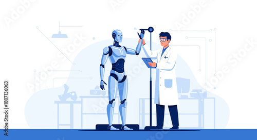 Futuristic robotics: Robotic device testing with human specialist for quality control excellence