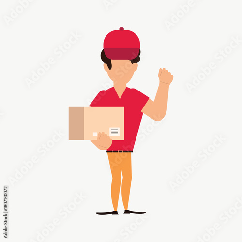 Black Friday Shopping Illustration