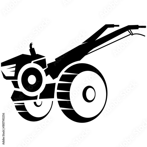 Powerful Farm Equipment Agricultural Vehicle Art