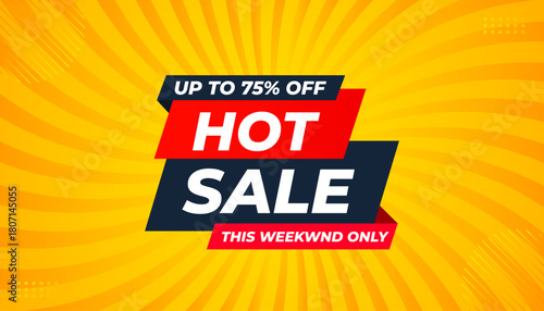 Hot sale price offer deal vector labels templates. Product discount festival tag design. Super Sale pormotion banner template. Flat sale Vector Illustration.