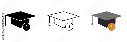 college savings set icon, vectors ilustration on white background