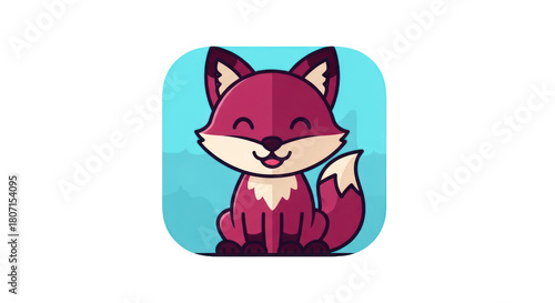 Cartoon fox illustration