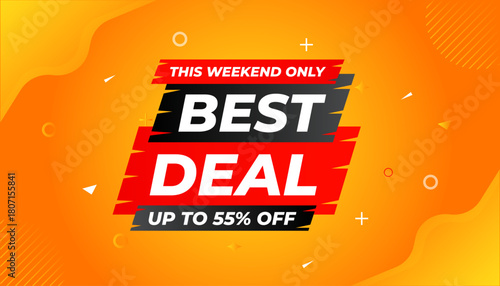 Best Deals Sale Banner Design Sale template. Best deal banner, Sales banner Vector design promotion for digital and print market