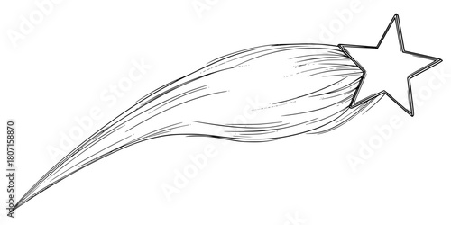 Whimsical Wish - Stylish Starburst | Clean, isolated vector art for creative projects.