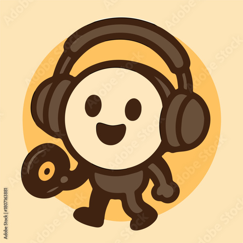 Hourglass with falling sand cozy halloween time icon