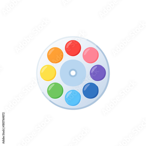 Colorful Pop It Fidget Toy with Rainbow Bubbles.