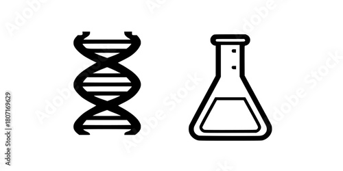 Elements Life: DNA Atoms | Clean, isolated vector art for creative projects.