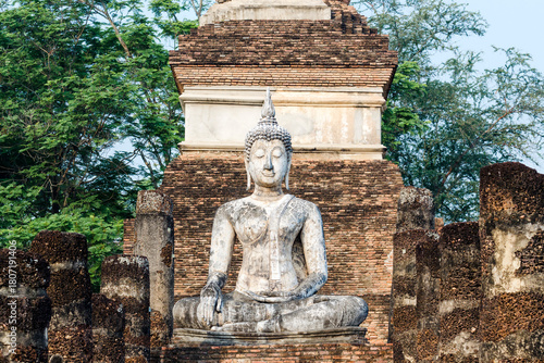 Buddha statue at Wat Traphang Ngoen, Sukhothai, Thailand
