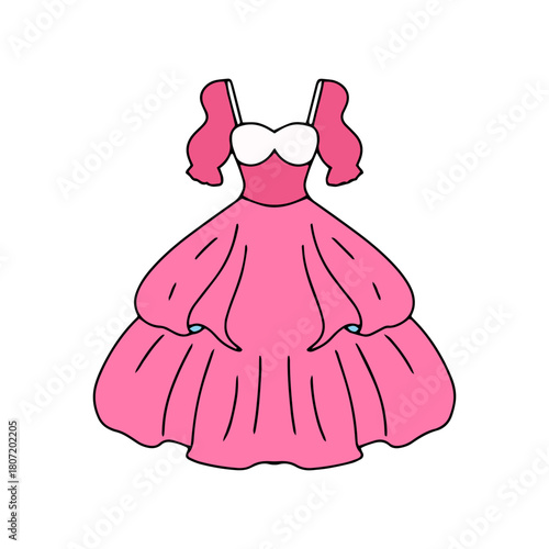 Charming Pink Ball Gown for a Fairytale Ball or Special Occasion