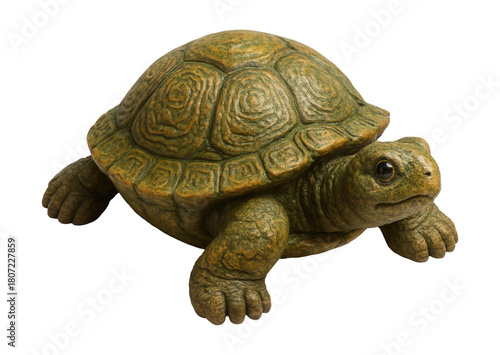 Wallpaper Mural Textured turtle pond decoration, ideal for adding whimsy to a cottage garden. Torontodigital.ca