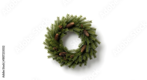 Buy christmas wreath with pine cones for front door decoration holiday greenery festive decor online shop