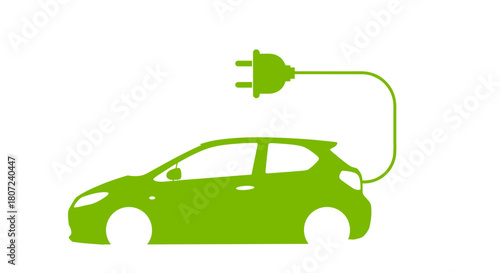 Go green with this electric car charging graphic offering a clean energy future today for your business