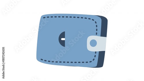 wallet with a plus sign and a small circle