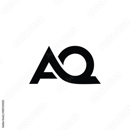 Modern Monogram AQ Logo Design