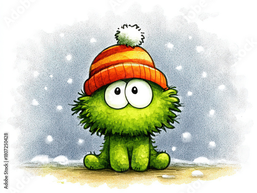a scary Christmas monster