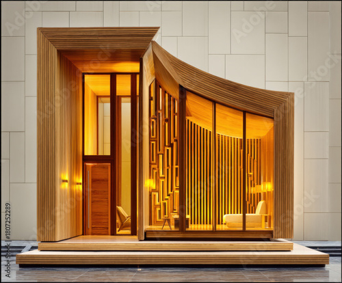 New modern sauna design