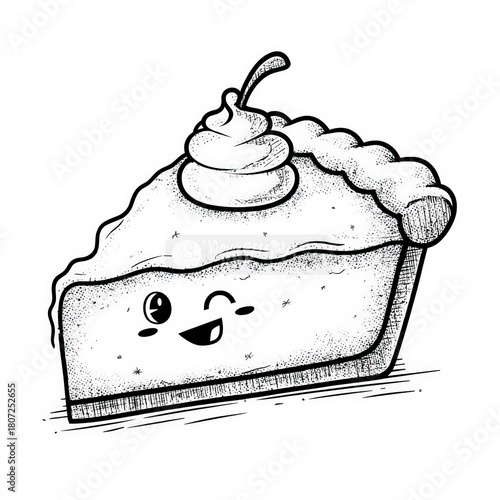 Piece of Pie, coloring page...
