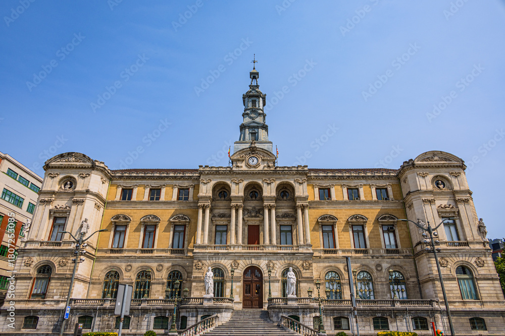 Fototapeta premium La Mairie de Bilbao en Espagne