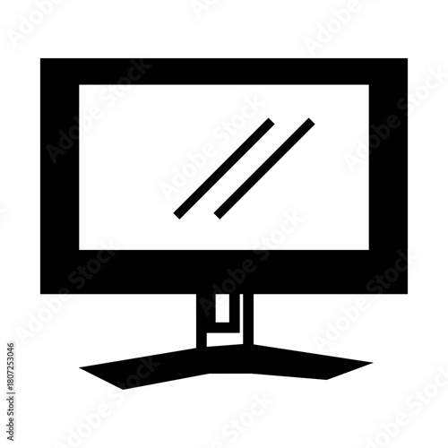 lcd tv monitor with blank screen
