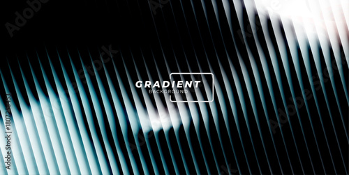 Vibrant gradient with ribbed fractal glass texture pattern and dark circular center. Dynamic abstract artwork perfect for modern banners, marketing visuals, creative backgrounds and artistic projects