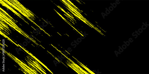 Dots halftone yellow and dark blue color pattern gradient grunge texture background.