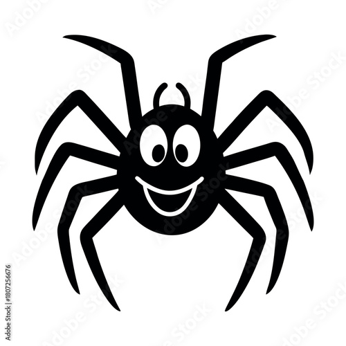 Spider Cartoon Vector Illustration