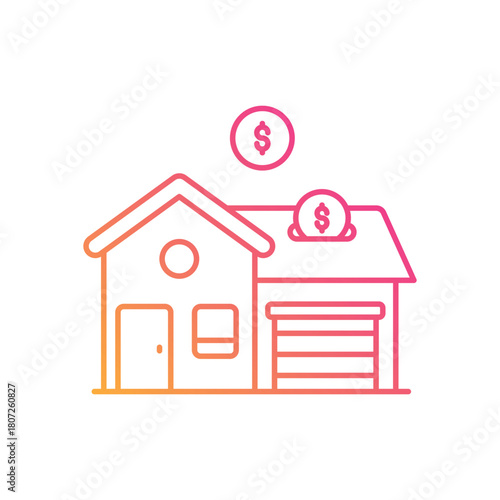 Mortgage  vector icon
