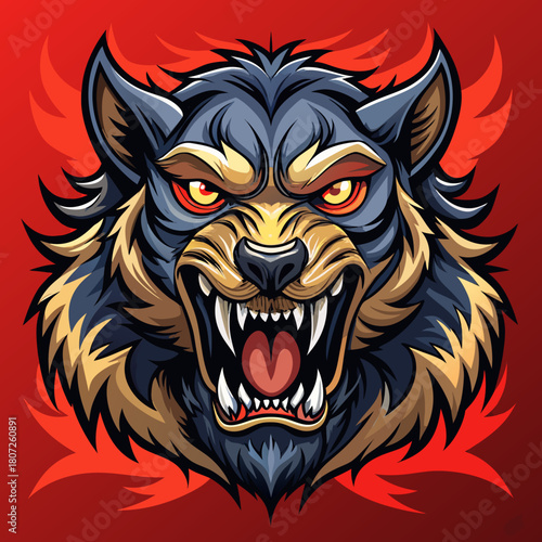 bold fierce animal design.