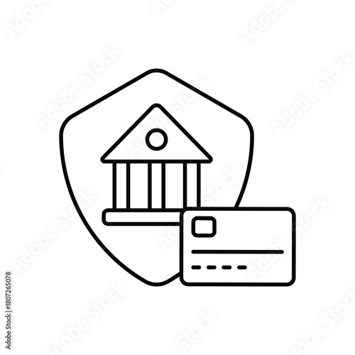 Banking Security vector icon