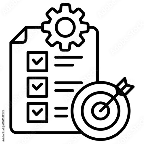 Action Plan Outline Icon