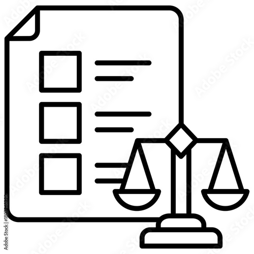 Ethical Policies Outline Icon