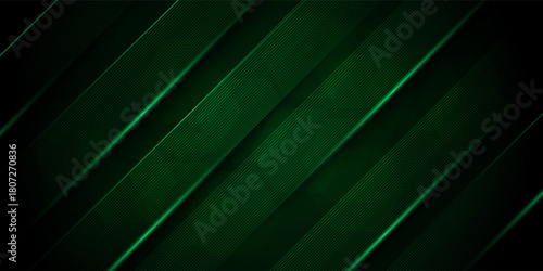 abstract green background with shadows and simple lines. looks 3d with additional light. suitable for posters, brochures, e sports and others. eps10 vector