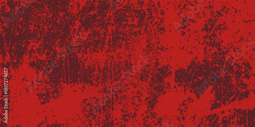 Dark grunge red concrete wall background art