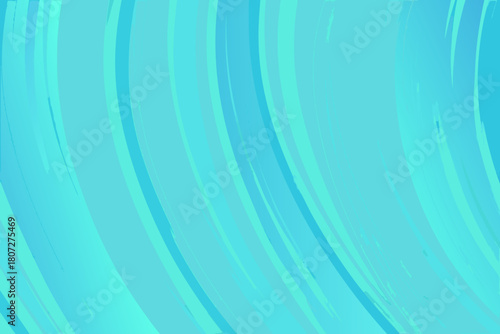 Flowing Aqua Blue and Teal Curved Stripes Abstract Banner Background Keywords: abstract, background, aqua, blue, teal, green, flowing, curved