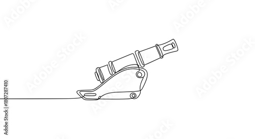 Mechanical clamp with nozzle for holding objects in place  