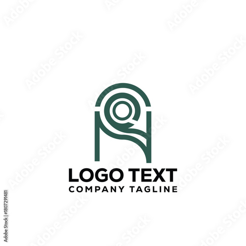noc or noc letter logo design