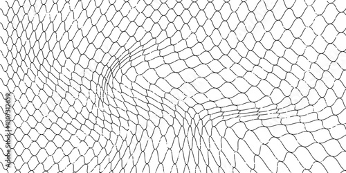 Mesh texture for fishing nets. Grunge pattern for sportswear or soccer goal, volleyball net, basketball hoop, hockey, athletics. vector eps 10