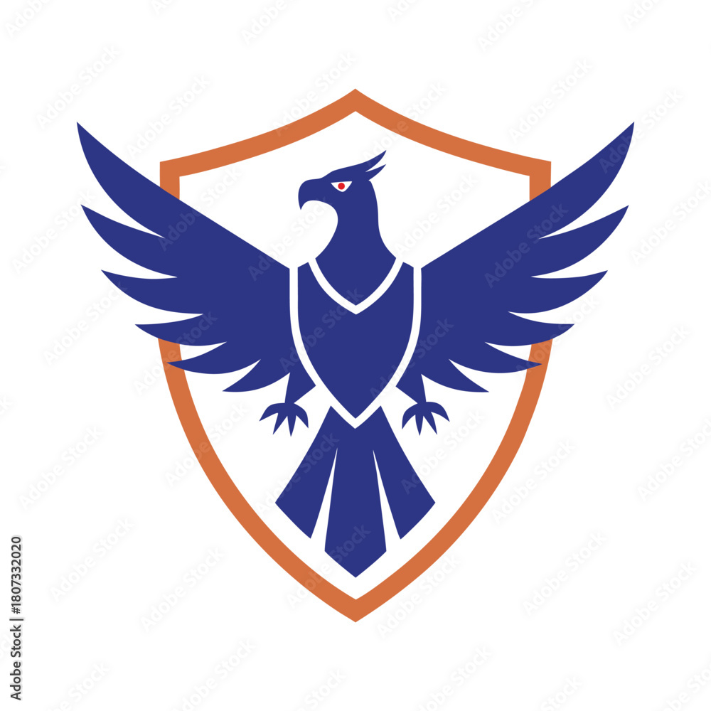 Obraz premium eagle emblem vector