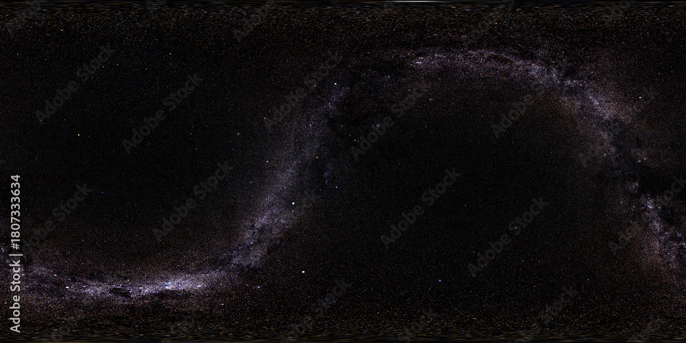 Fototapeta premium milkyway equirectangular vr environment space galaxy 14k
