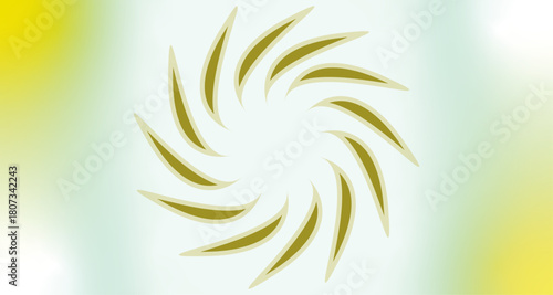 Colorful fireworks rotating abstract background